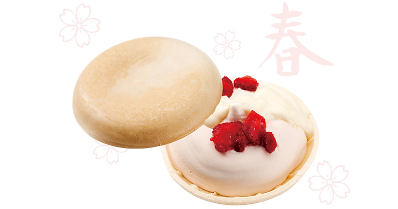 Mimona」Monaka ice cream inspired by the four seasons in Japan