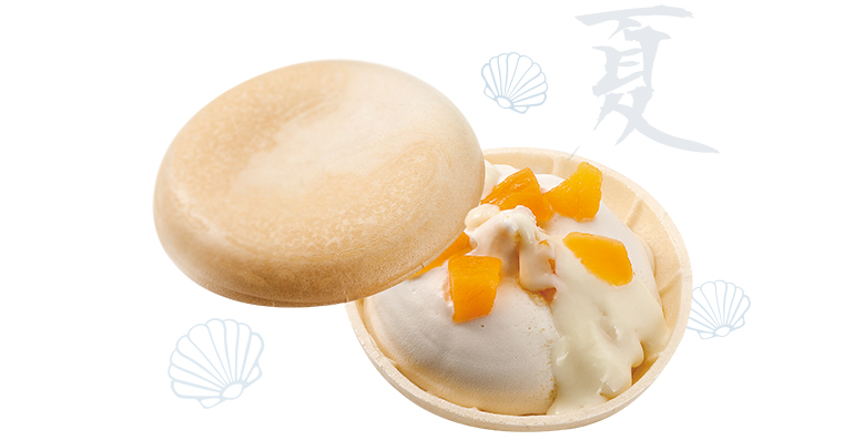 Mimona」Monaka ice cream inspired by the four seasons in Japan